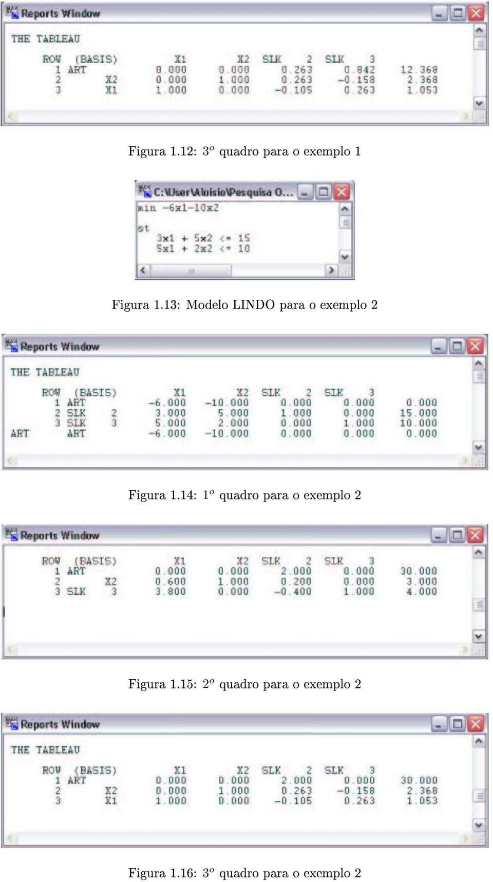 14: 1 o quadro para o exemplo 2 Figura 1.