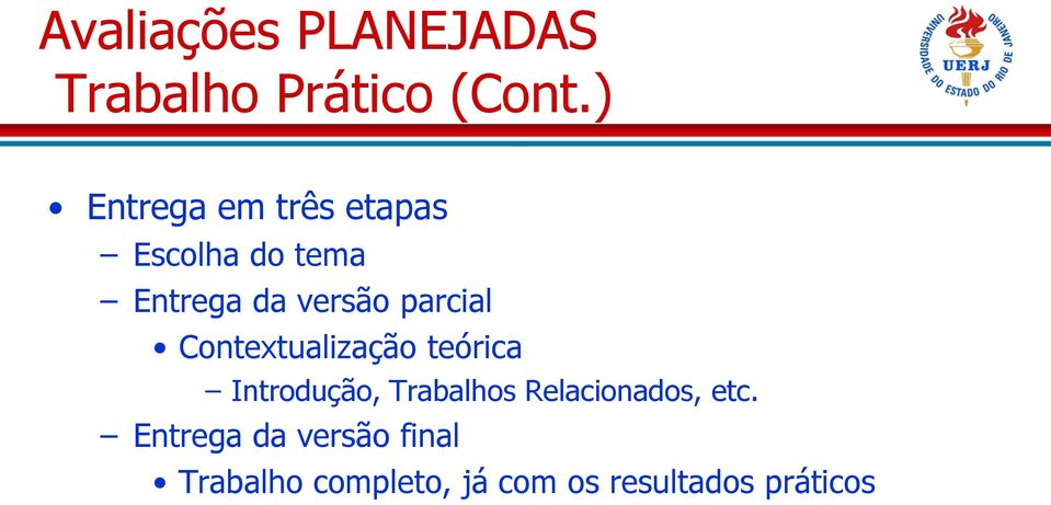 parcial Contextualização teórica Introdução, Trabalhos