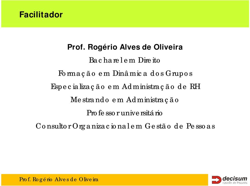 Administração de RH Mestrando em Administração