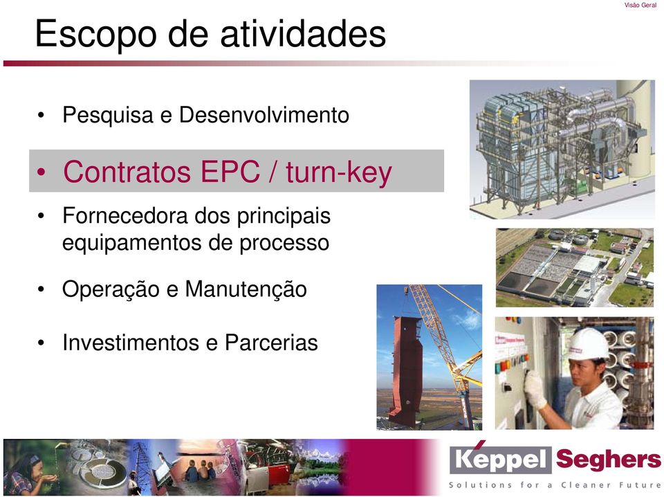 turn-key Fornecedora dos principais