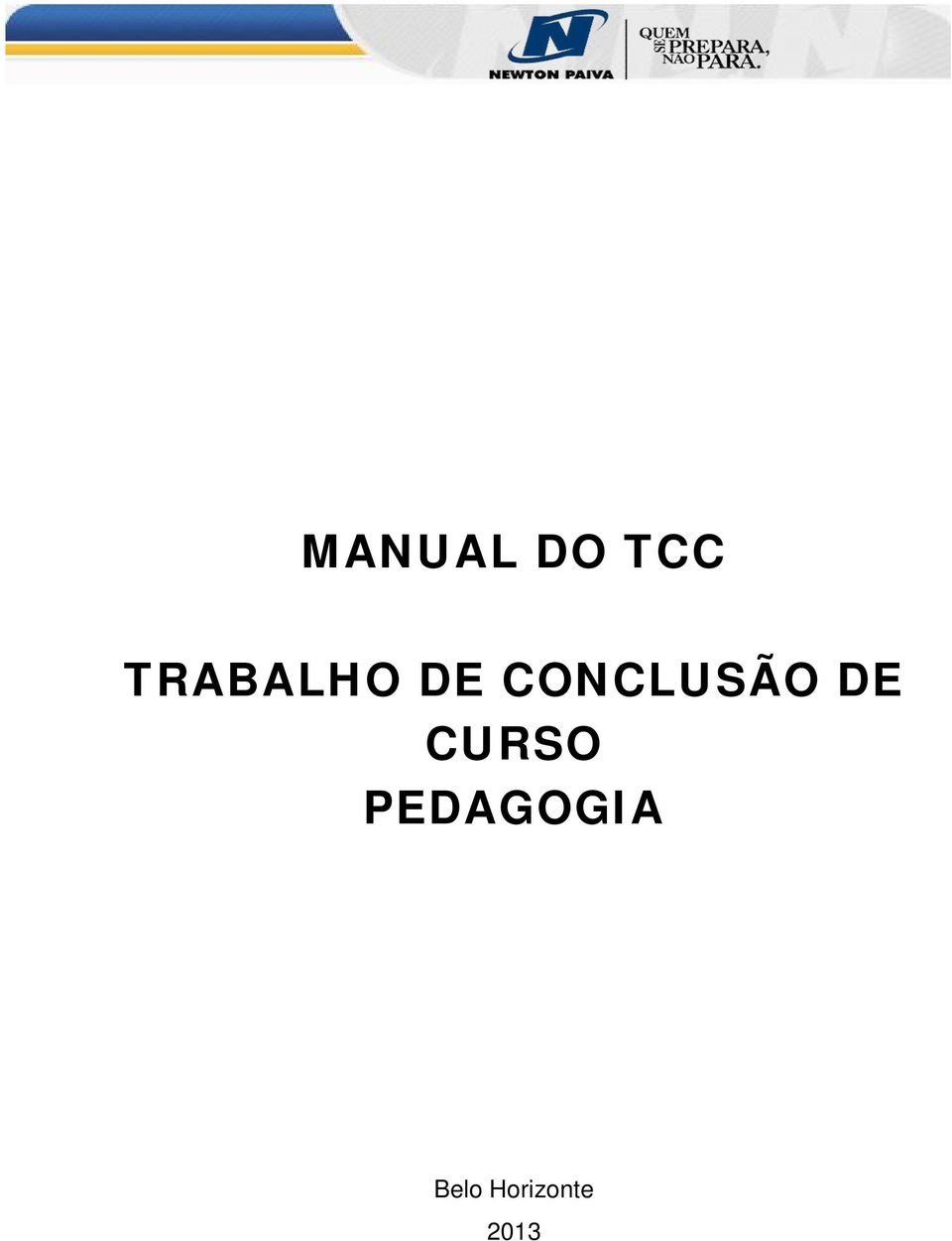 CONCLUSÃO DE CURSO