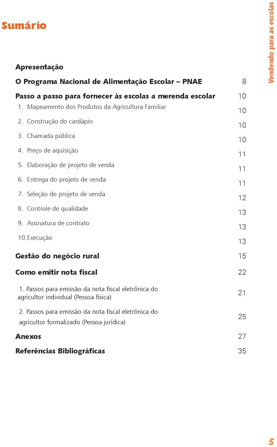 Entrega do projeto de venda 11 7. Seleção do projeto de venda 12 8. Controle de qualidade 13 9. Assinatura de contrato 13 10.