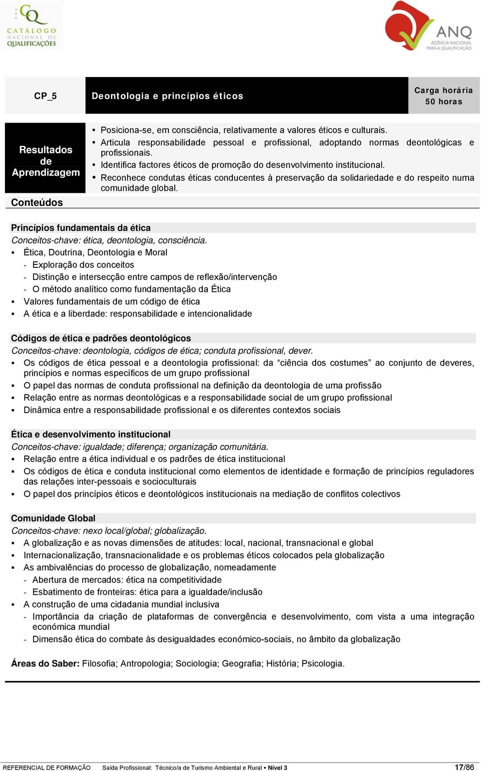 Reconhece condutas éticas conducentes à preservação da solidariedade e do respeito numa comunidade global. Princípios fundamentais da ética Conceitos-chave: ética, deontologia, consciência.