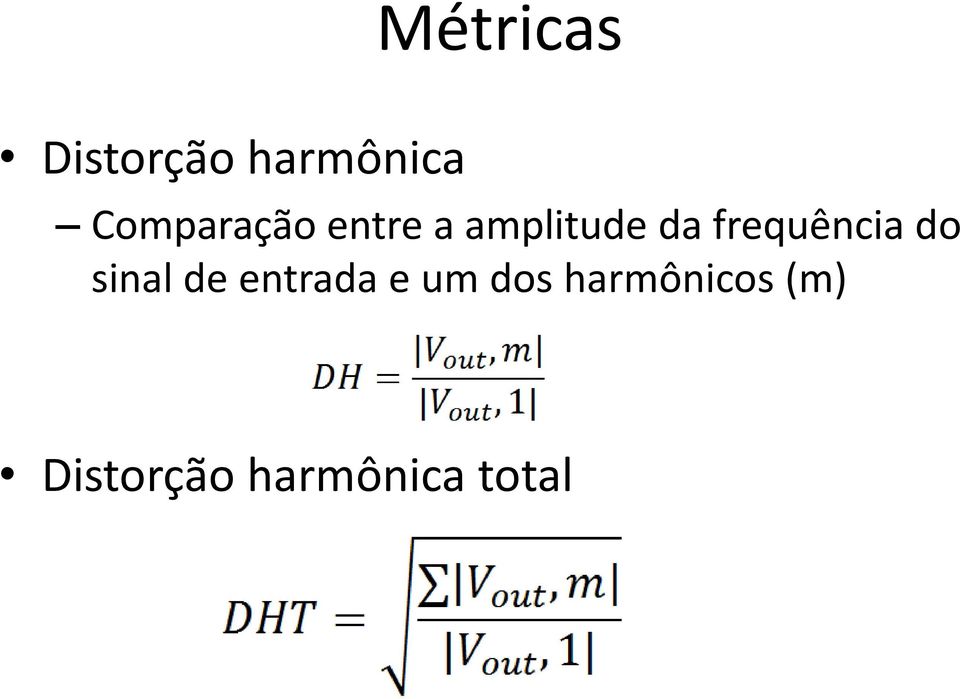 frequência do sinal de entrada e um