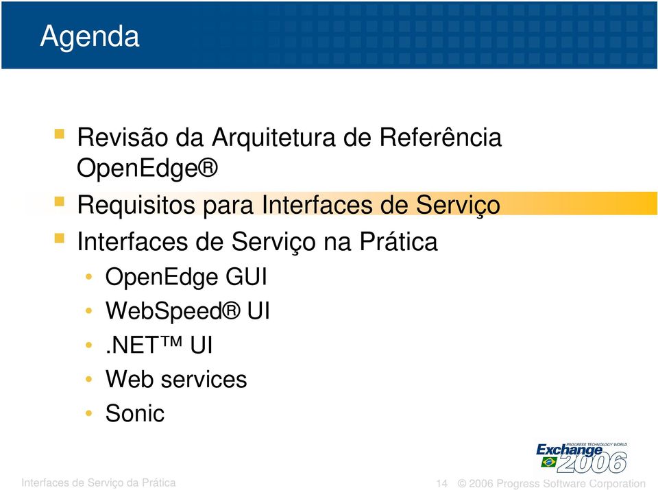 Serviço Interfaces de Serviço na Prática