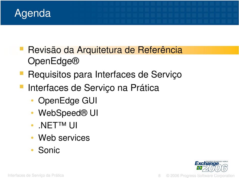 Serviço Interfaces de Serviço na Prática