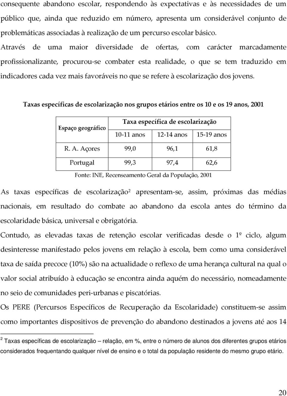 Através de uma maior diversidade de ofertas, com carácter marcadamente profissionalizante, procurou-se combater esta realidade, o que se tem traduzido em indicadores cada vez mais favoráveis no que