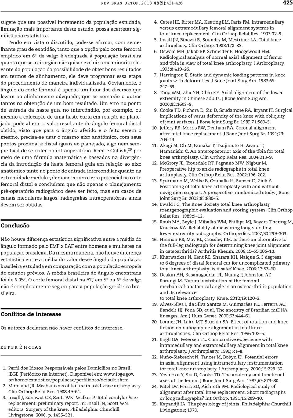 não quiser excluir uma minoria relevante da população da possibilidade de obter bons resultados em termos de alinhamento, ele deve programar essa etapa do procedimento de maneira individualizada.