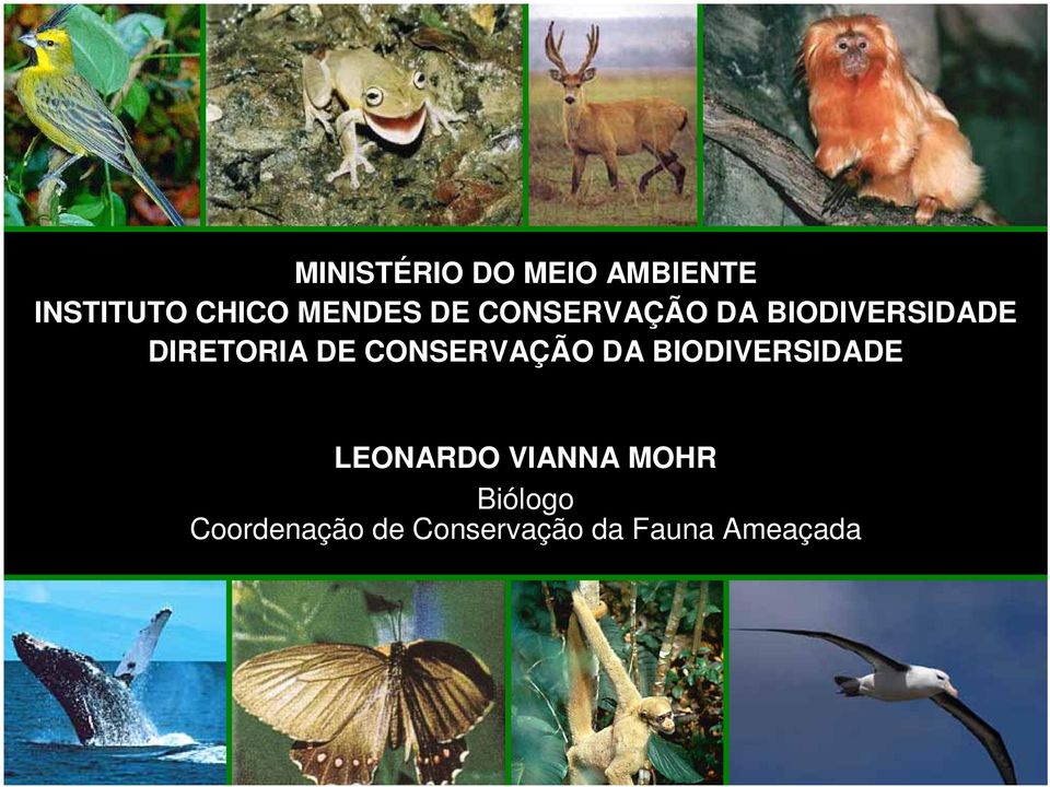 DE CONSERVAÇÃO DA BIODIVERSIDADE LEONARDO VIANNA