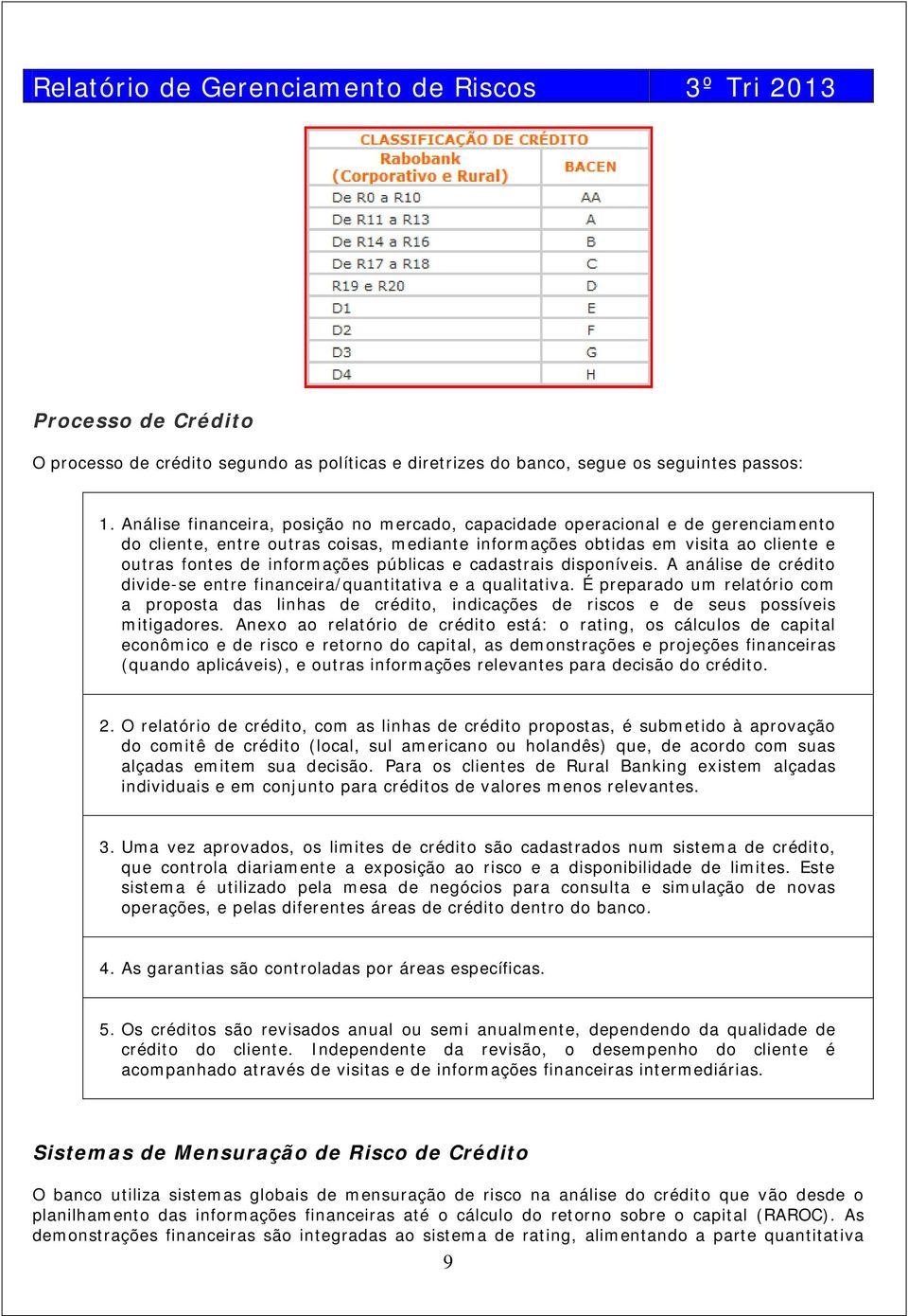 públicas e cadastrais disponíveis. A análise de crédito divide-se entre financeira/quantitativa e a qualitativa.