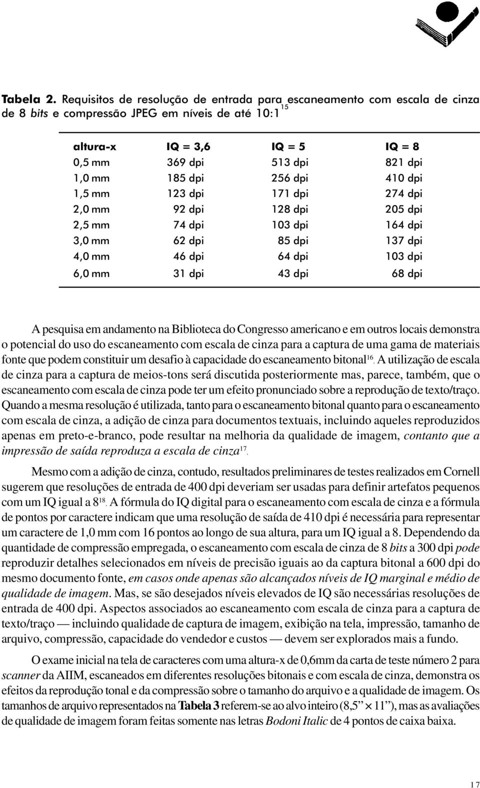 dpi 256 dpi 410 dpi 1,5 mm 123 dpi 171 dpi 274 dpi 2,0 mm 92 dpi 128 dpi 205 dpi 2,5 mm 74 dpi 103 dpi 164 dpi 3,0 mm 62 dpi 85 dpi 137 dpi 4,0 mm 46 dpi 64 dpi 103 dpi 6,0 mm 31 dpi 43 dpi 68 dpi A