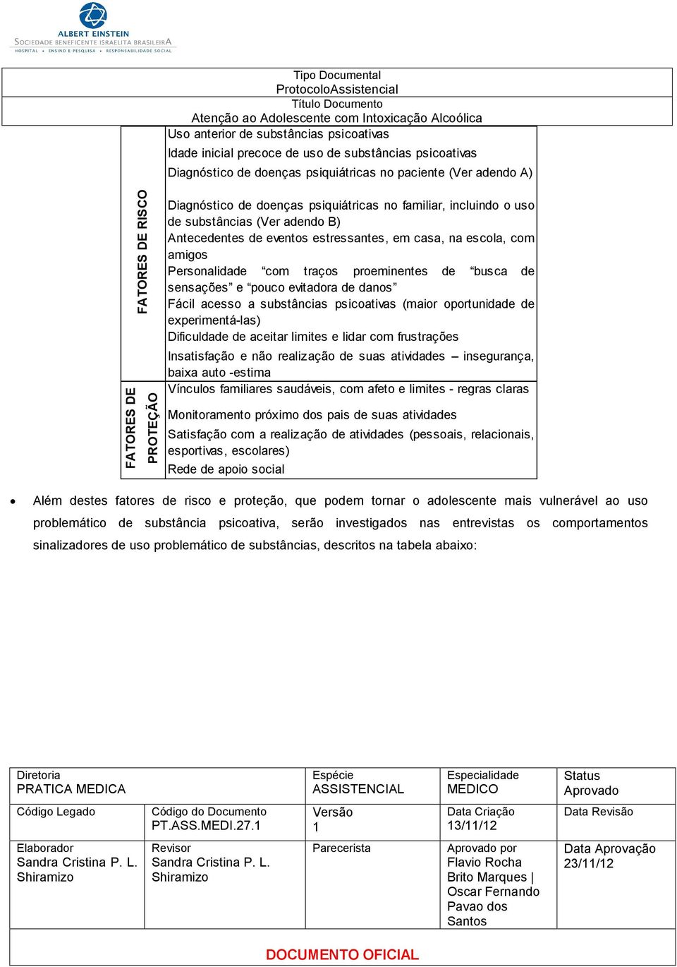 proeminentes de busca de sensações e pouco evitadora de danos Fácil acesso a substâncias psicoativas (maior oportunidade de experimentá-las) Dificuldade de aceitar limites e lidar com frustrações