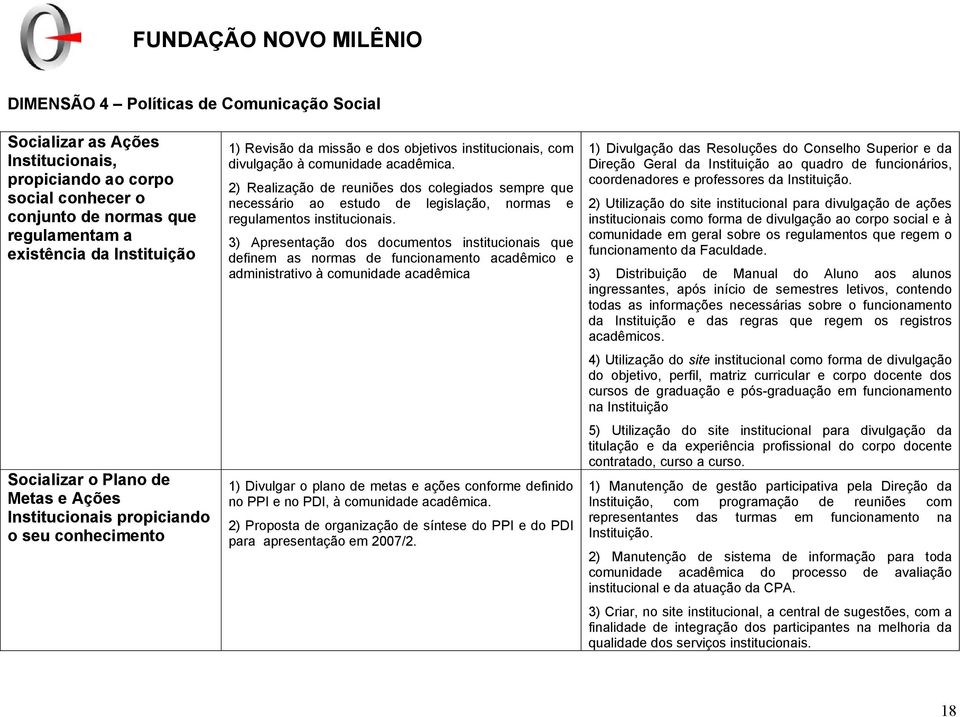 2) Realização de reuniões dos colegiados sempre que necessário ao estudo de legislação, normas e regulamentos institucionais.