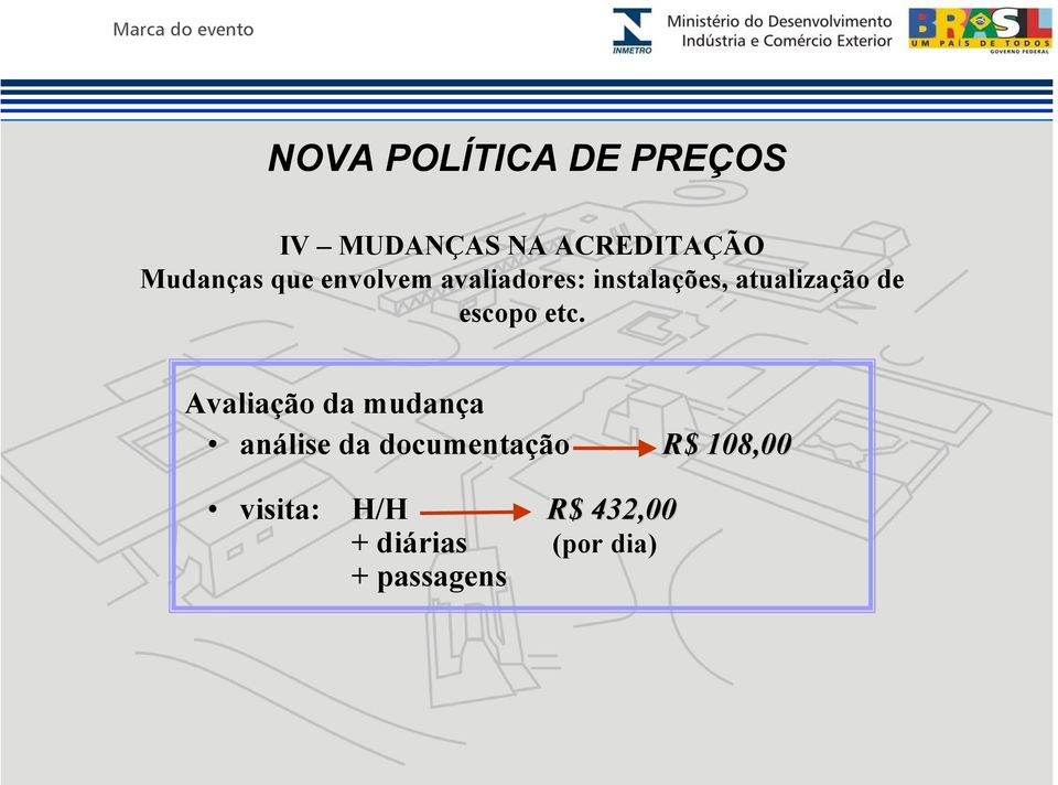 Avaliação da mudança análise da documentação R$ 108,00