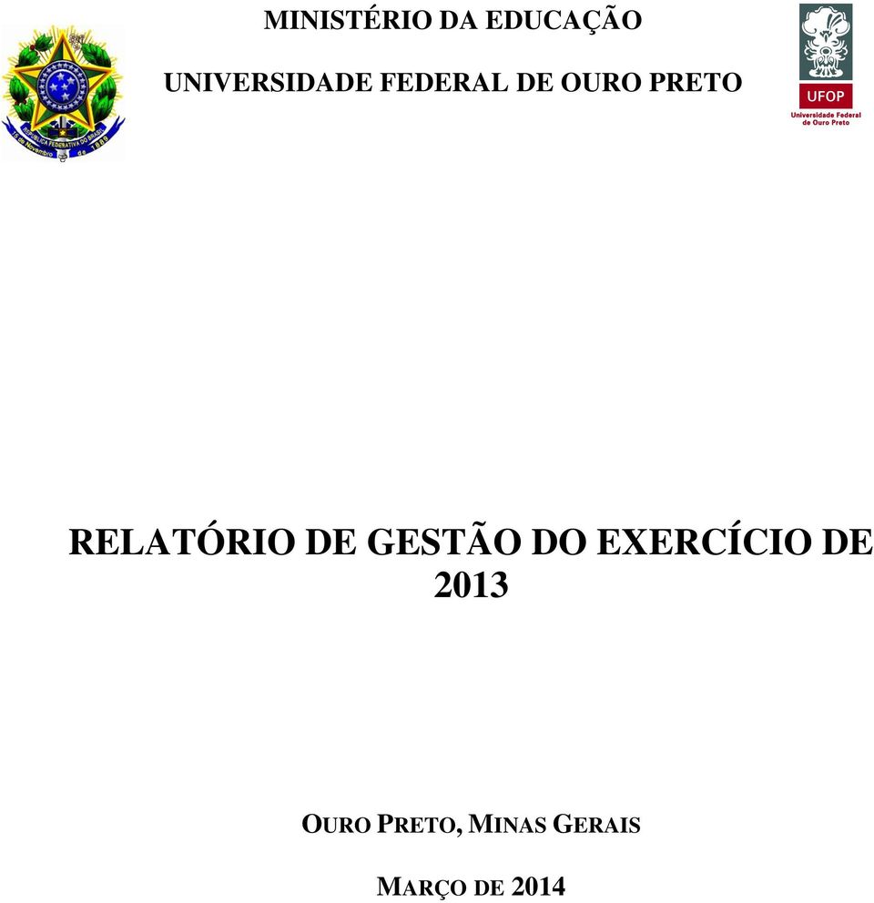 RELATÓRIO DE GESTÃO DO EXERCÍCIO