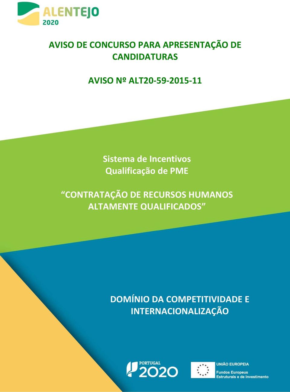 Qualificação de PME CONTRATAÇÃO DE RECURSOS HUMANOS