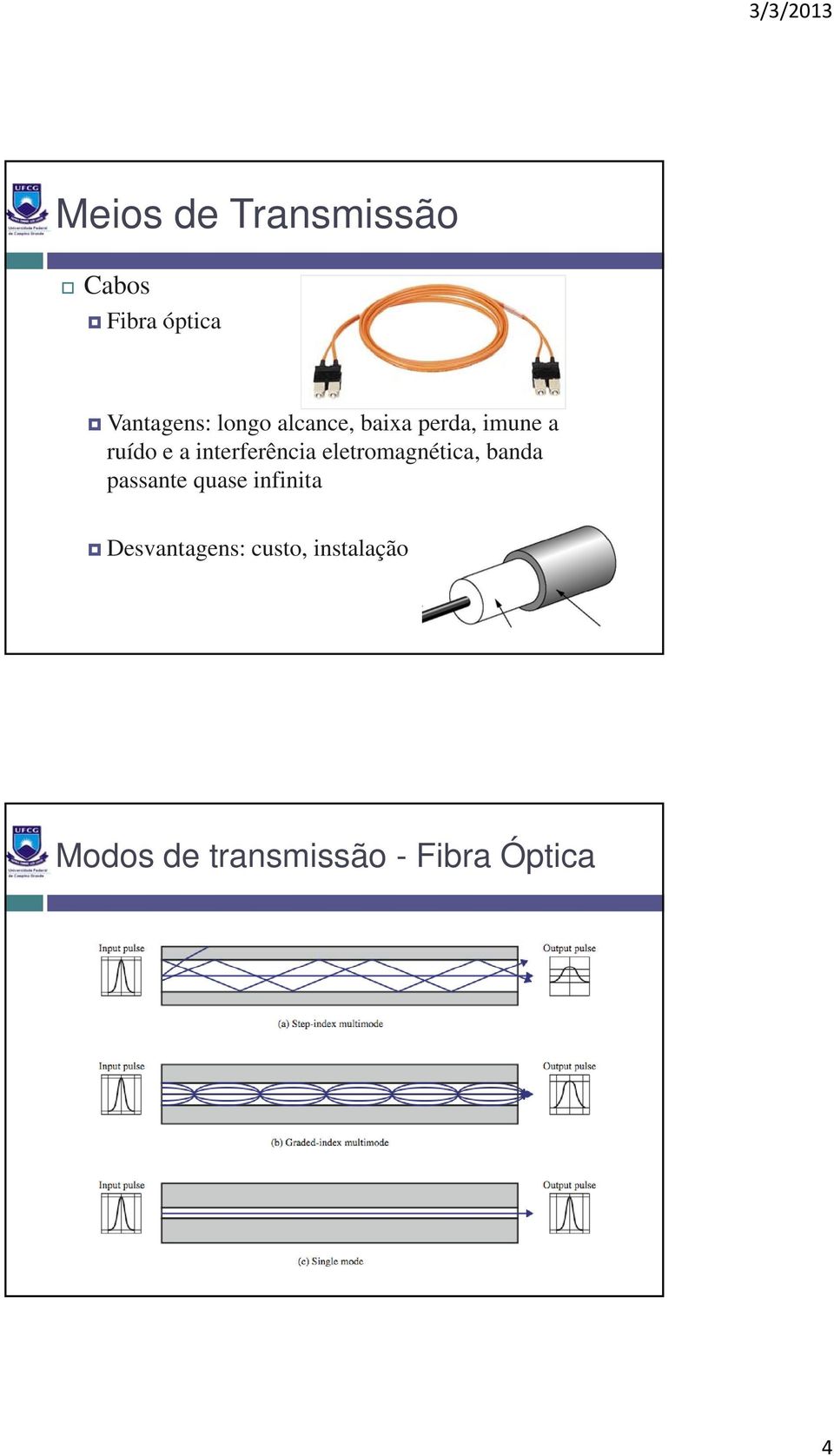 eletromagnética, banda passante quase infinita