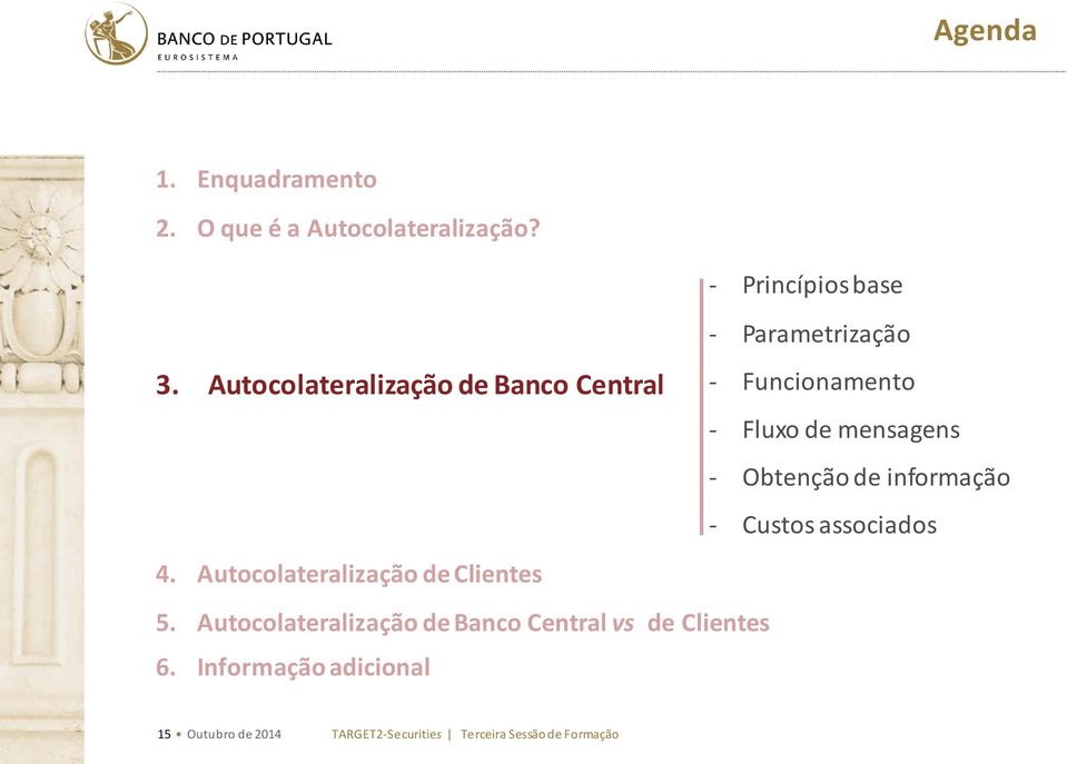 Funcionamento - Fluxo de mensagens - Obtenção de informação - Custos associados 4.