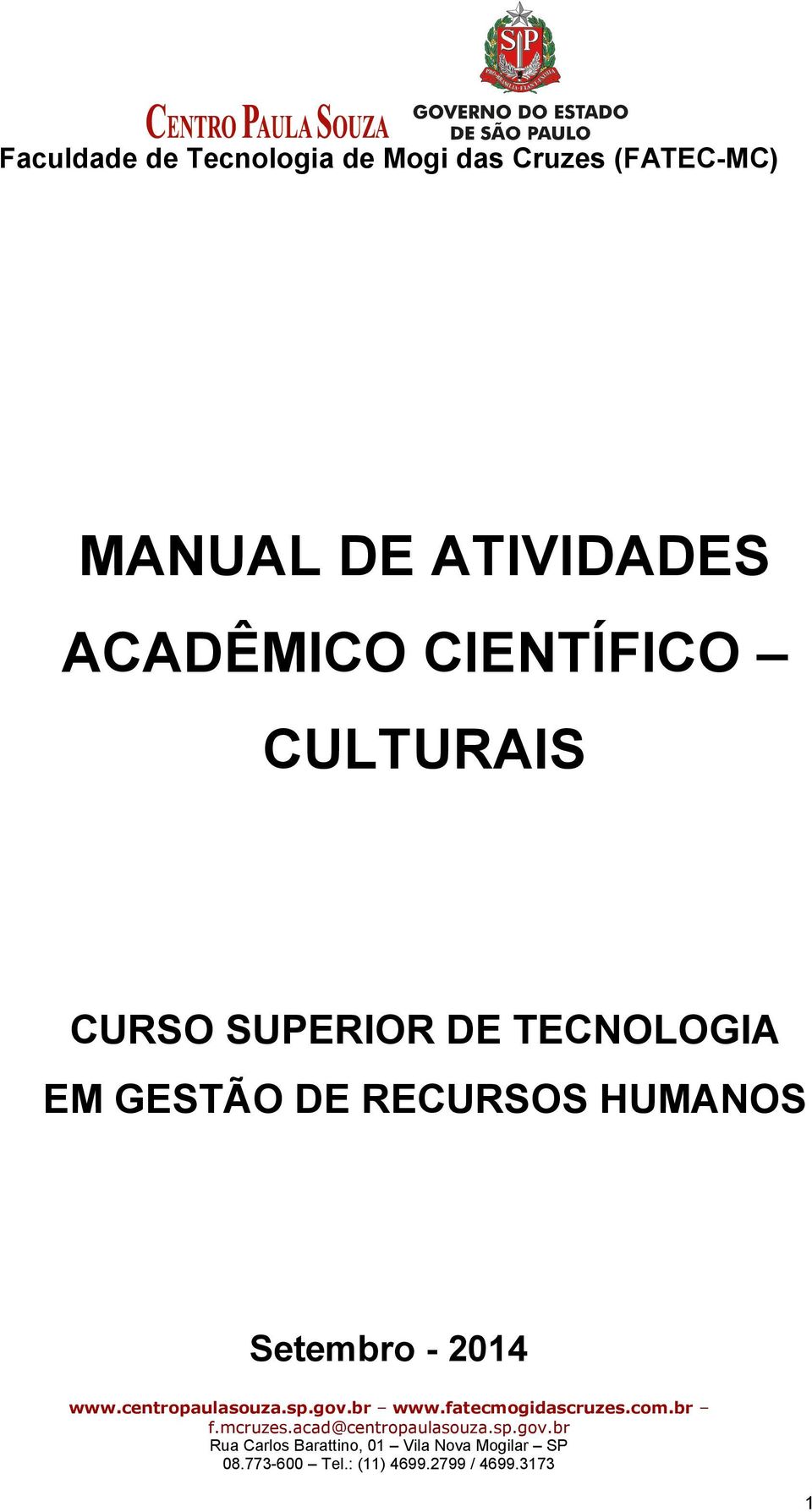 CIENTÍFICO CULTURAIS CURSO SUPERIOR DE