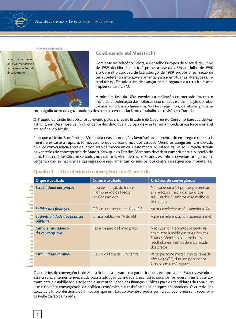 intergovernamental para identificar as alterações a introduzir no Tratado a fim de avançar para a segunda e a terceira fases e implementar a UEM.