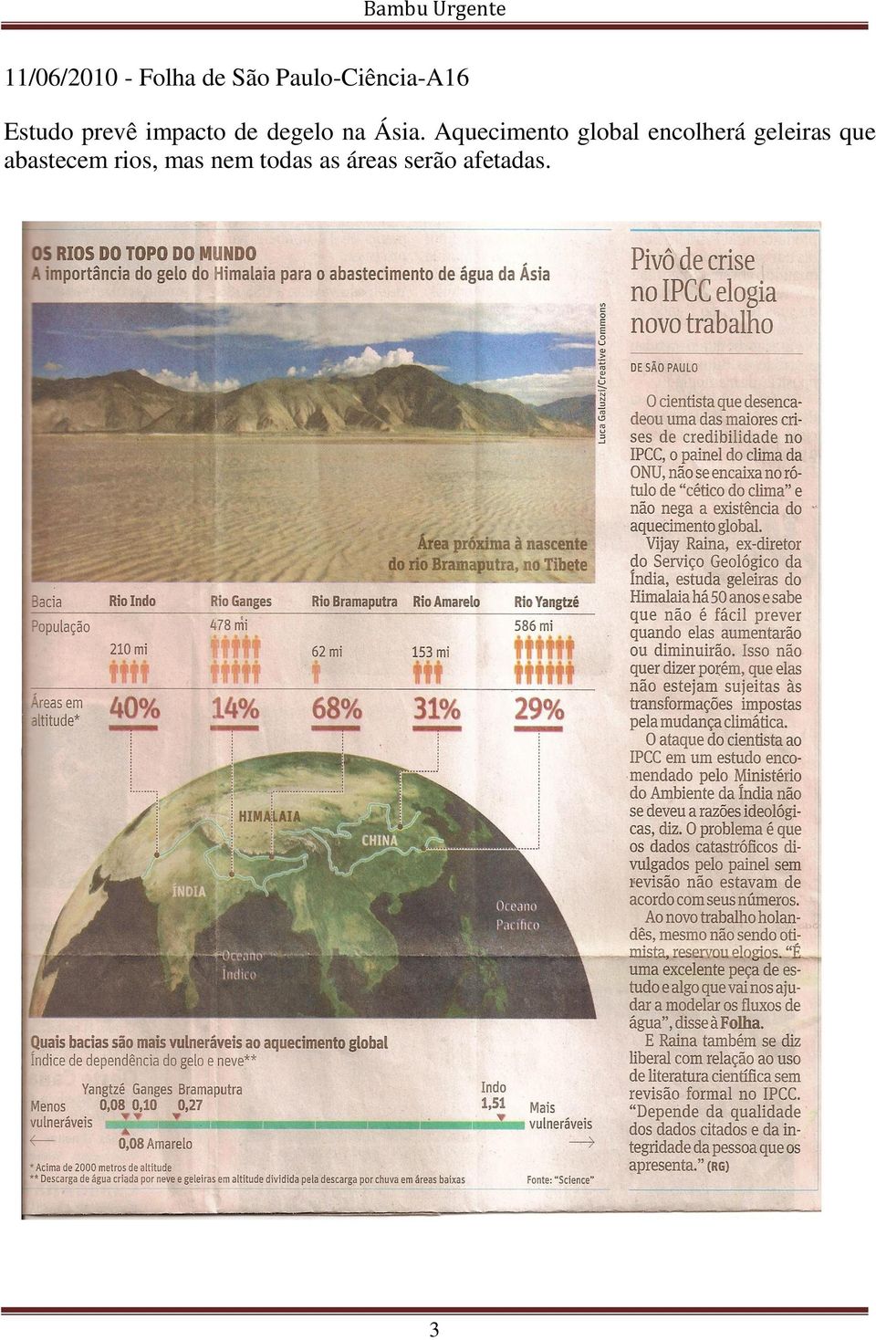 Aquecimento global encolherá geleiras que