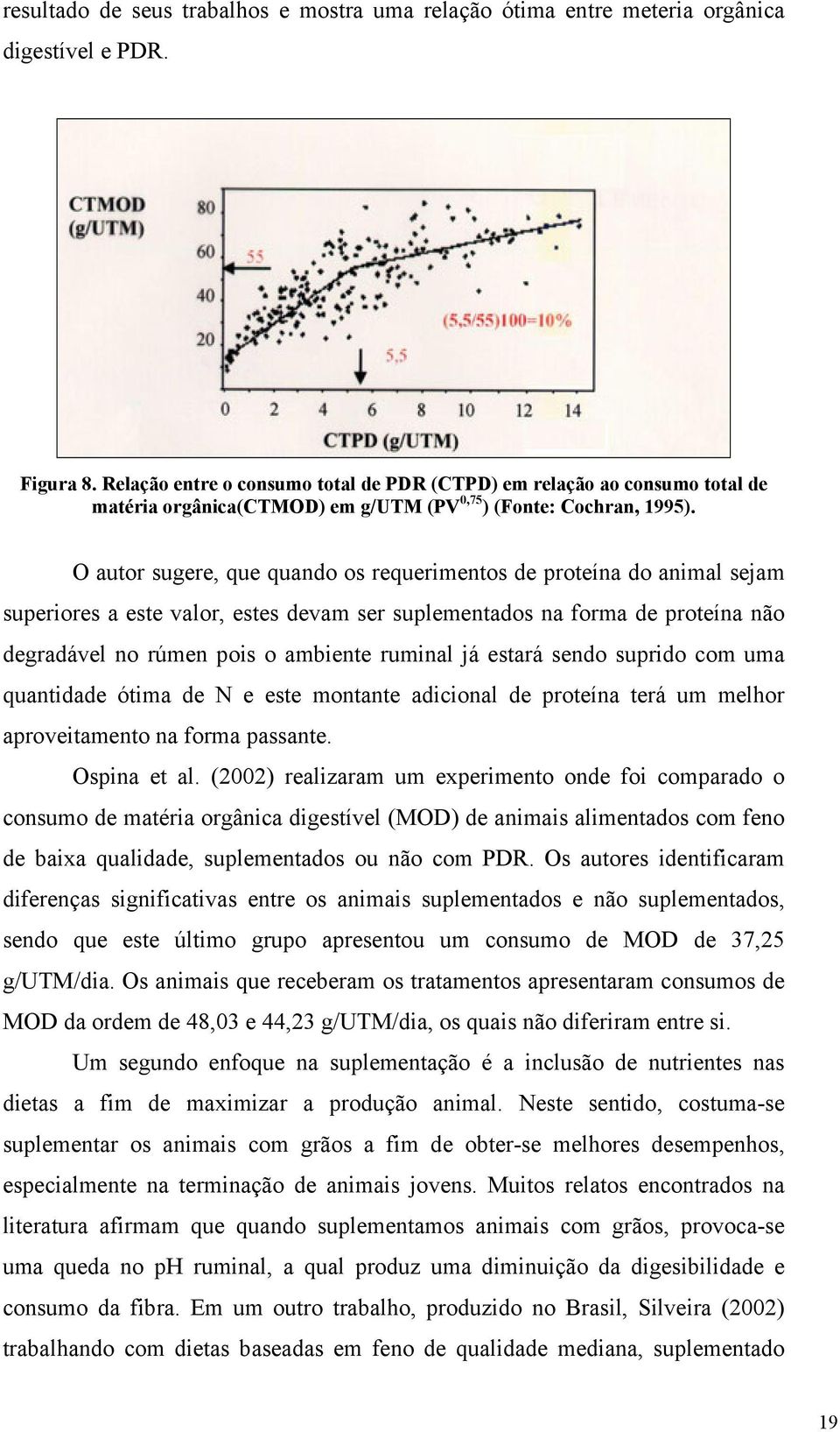 O autor sugere, que quando os requerimentos de proteína do animal sejam superiores a este valor, estes devam ser suplementados na forma de proteína não degradável no rúmen pois o ambiente ruminal já