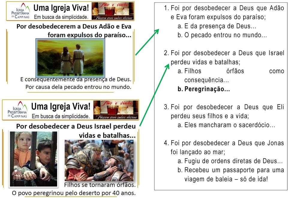 Foi por desobedecer a Deus que Eli perdeu seus filhos e a vida; a. Eles mancharam o sacerdócio... 4.