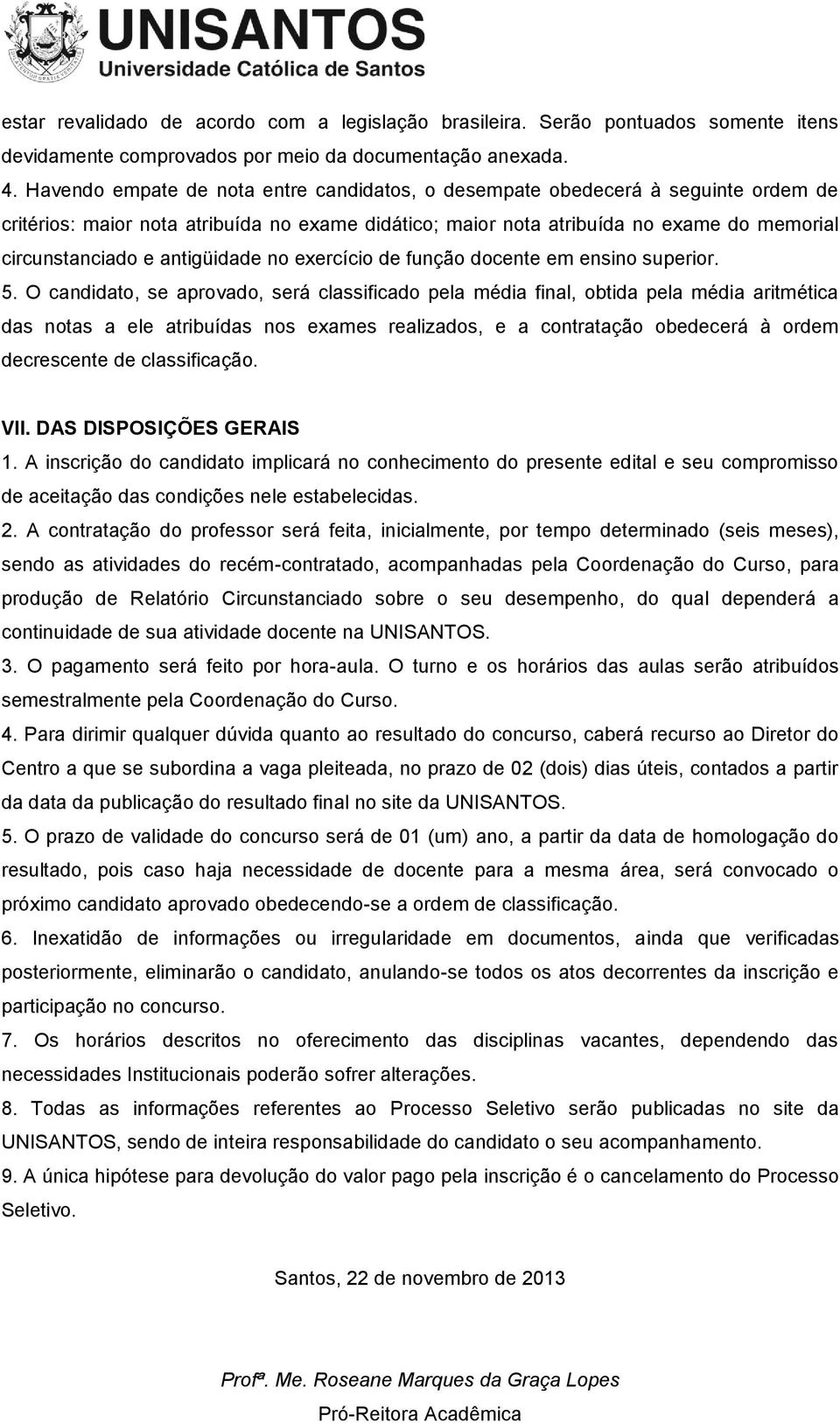 antigüidade no exercício de função docente em ensino superior. 5.