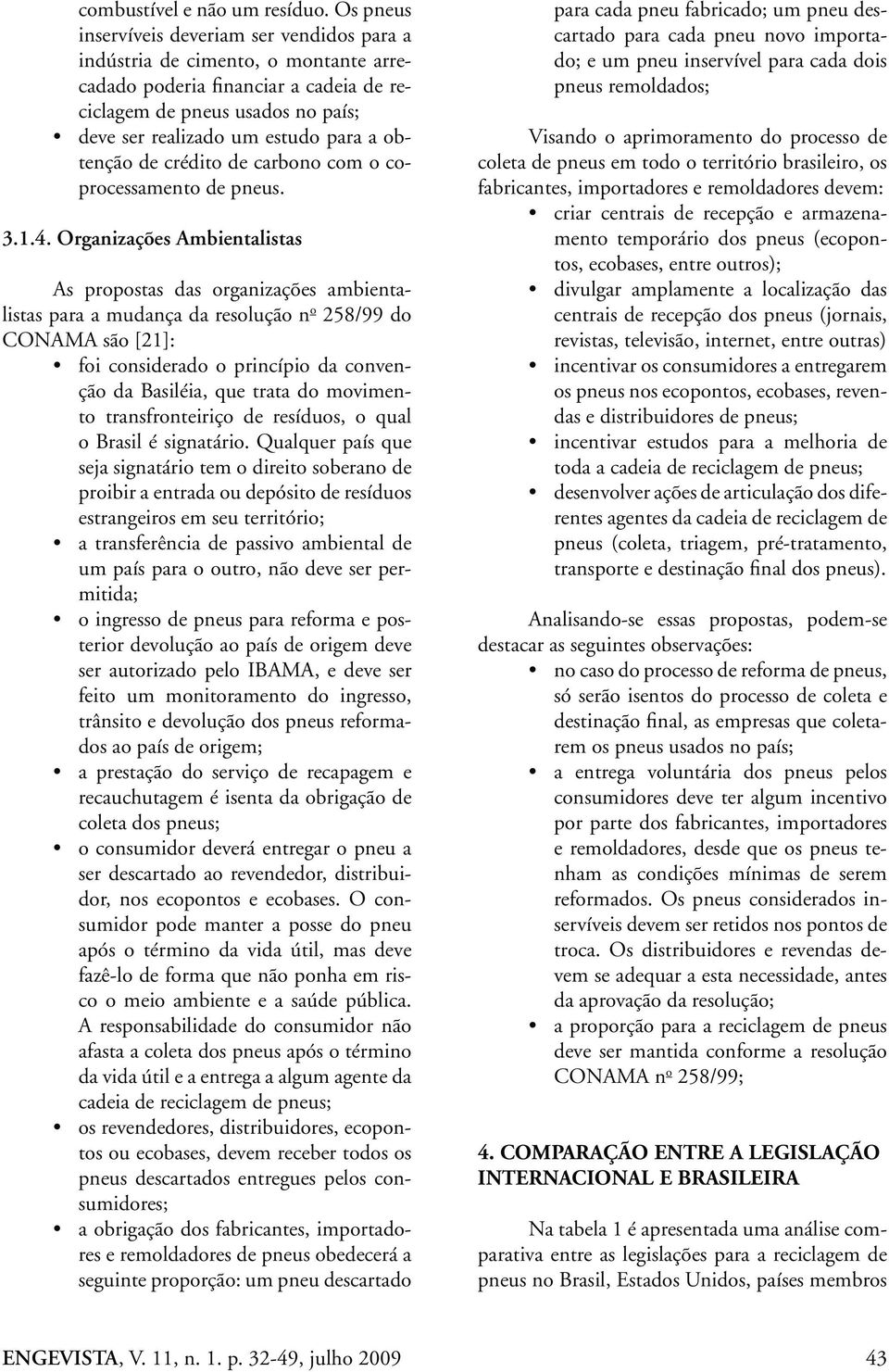 obtenção de crédito de carbono com o coprocessamento de pneus. 3.1.4.