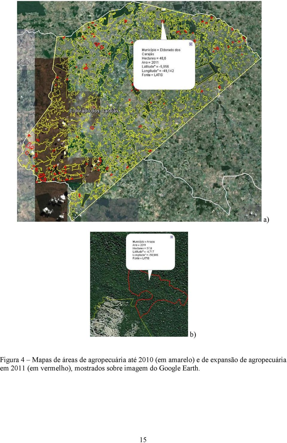 expansão de agropecuária em 2011 (em