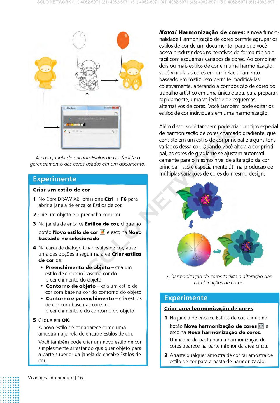 3 Na janela de encaixe Estilos de cor, clique no botão Novo estilo de cor e escolha Novo baseado no selecionado.