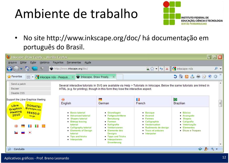 org/doc/ há documentação