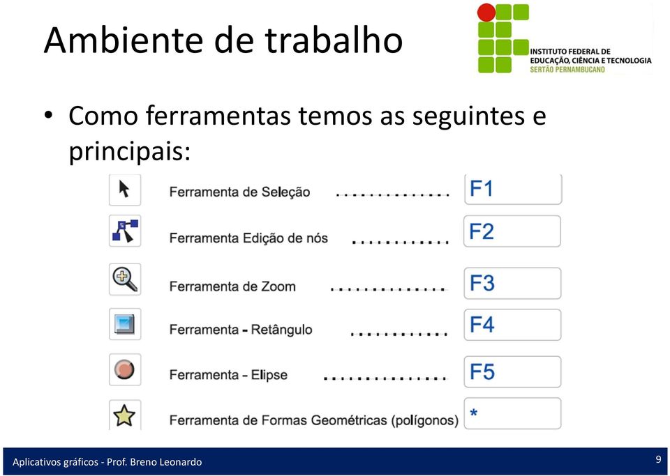 ferramentas temos