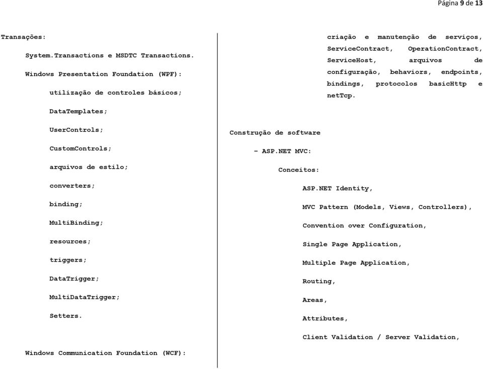 endpoints, bindings, protocolos basichttp e nettcp.