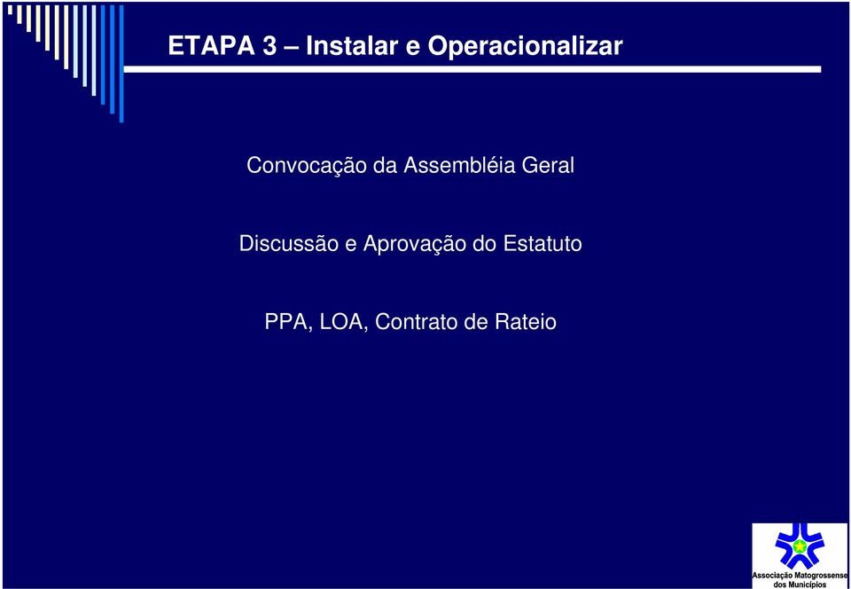 Assembléia Geral Discussão e