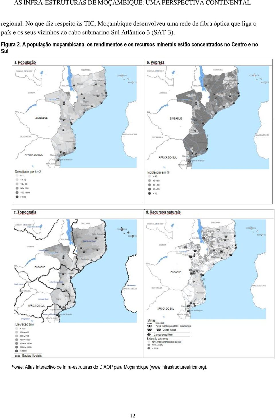 os seus vizinhos ao cabo submarino Sul Atlântico 3 (SAT-3). Figura 2.