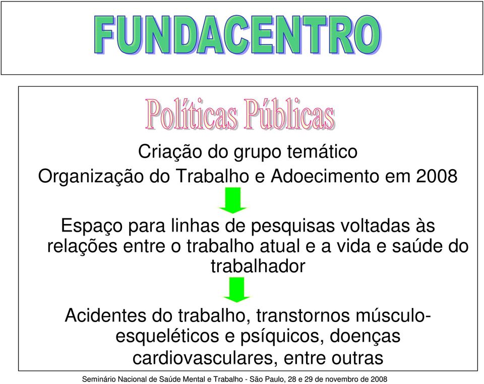 atual e a vida e saúde do trabalhador Acidentes do trabalho,