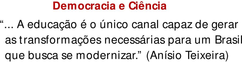 gerar as transformações necessárias