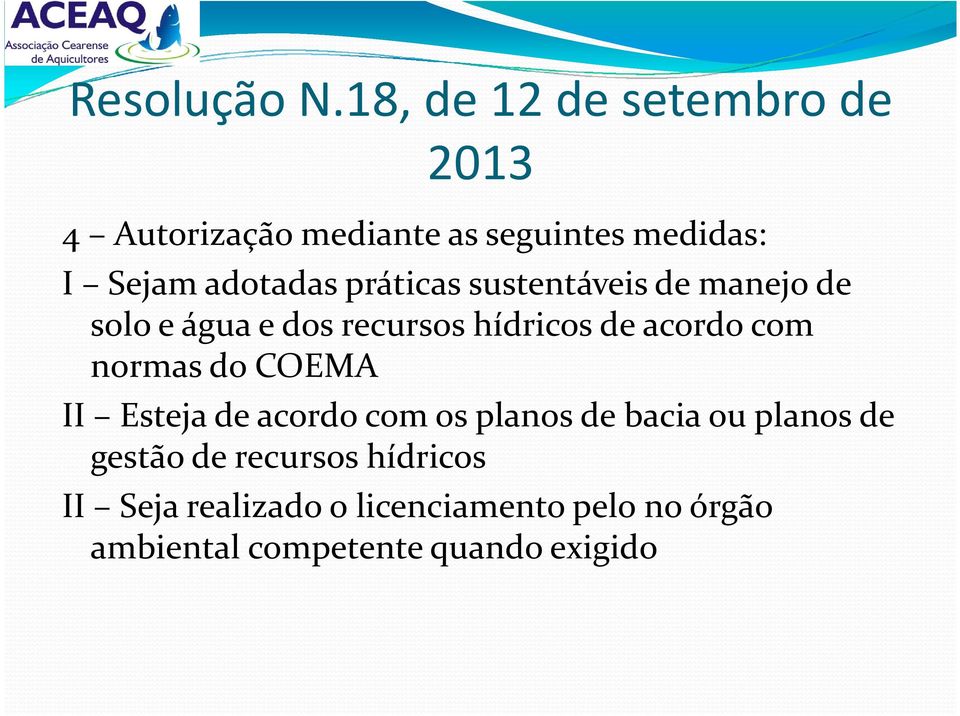 práticas sustentáveis de manejo de solo e água e dos recursos hídricos de acordo com normas