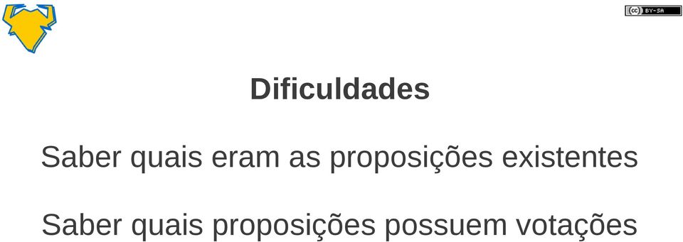 proposições existentes