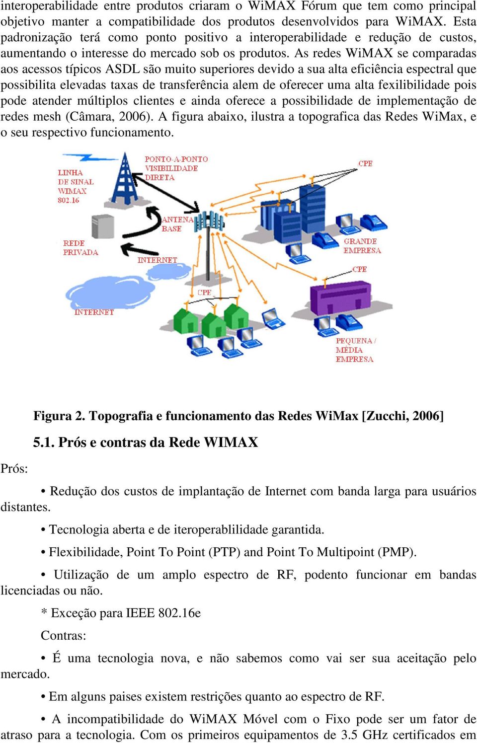 As redes WiMAX se comparadas aos acessos típicos ASDL são muito superiores devido a sua alta eficiência espectral que possibilita elevadas taxas de transferência alem de oferecer uma alta