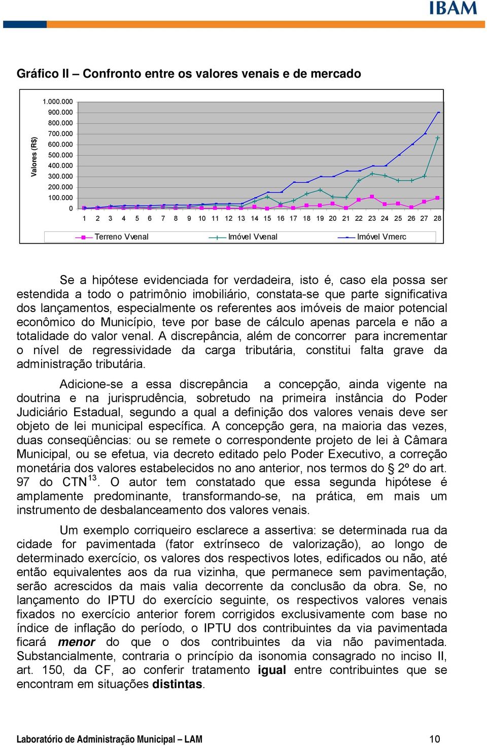 estendida a todo o patrimônio imobiliário, constata-se que parte significativa dos lançamentos, especialmente os referentes aos imóveis de maior potencial econômico do Município, teve por base de