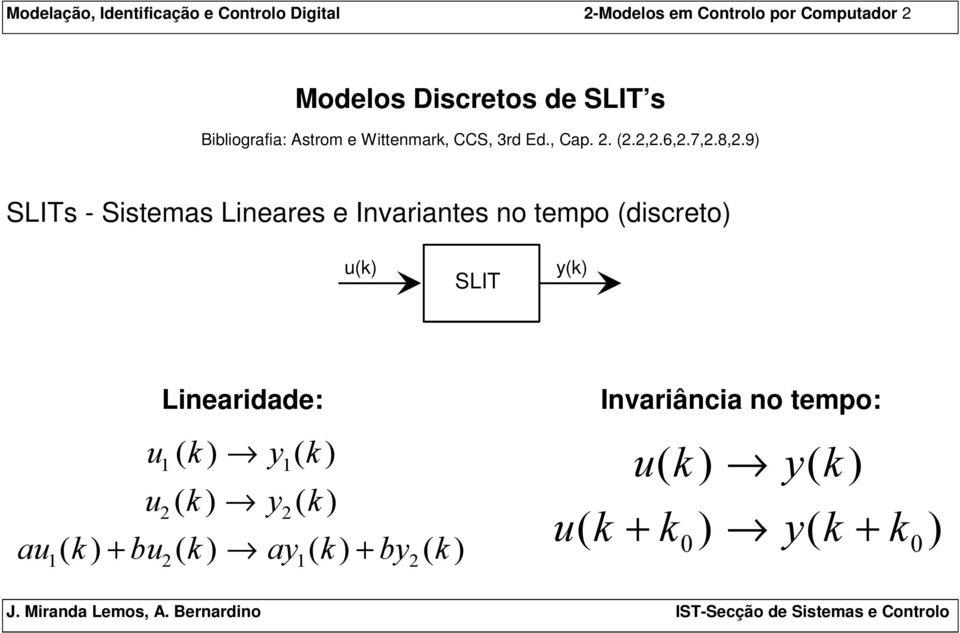 CCS, 3rd Ed., Cap. 2. (2.2,2.6,2.7,2.8,2.