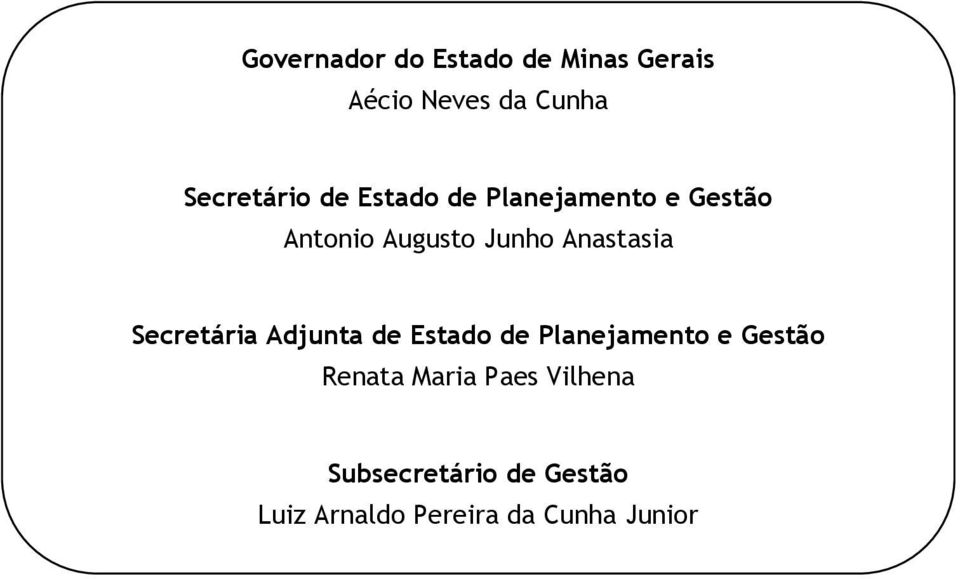Secretária Adjunta de Estado de Planejamento e Gestão Renata Maria
