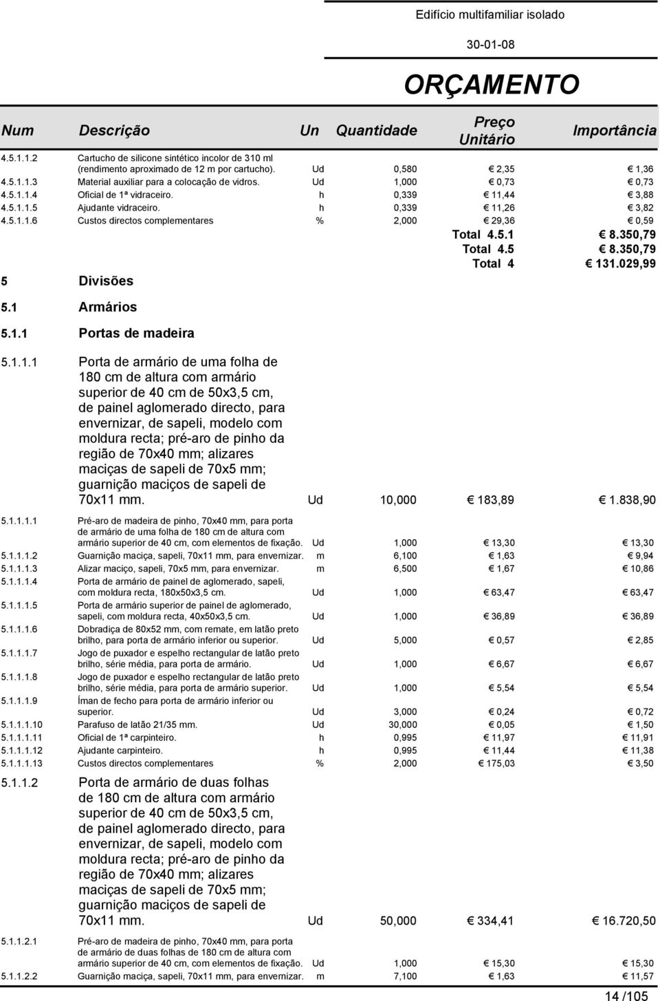 350,79 Total 4.5 8.350,79 Total 4 13