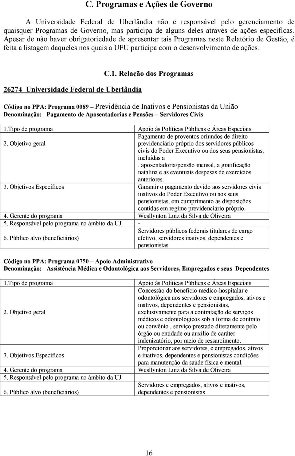 26274 Universidade Federal de Uberlândia C.1.