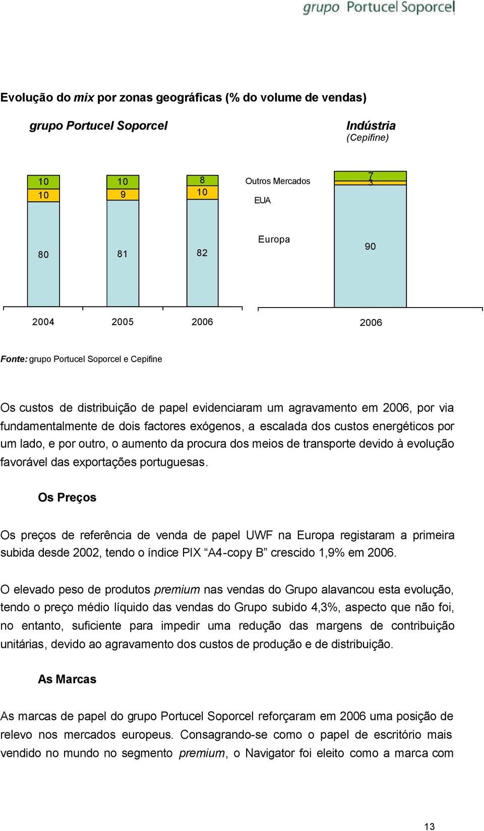 e por outro, o aumento da procura dos meios de transporte devido à evolução favorável das exportações portuguesas.