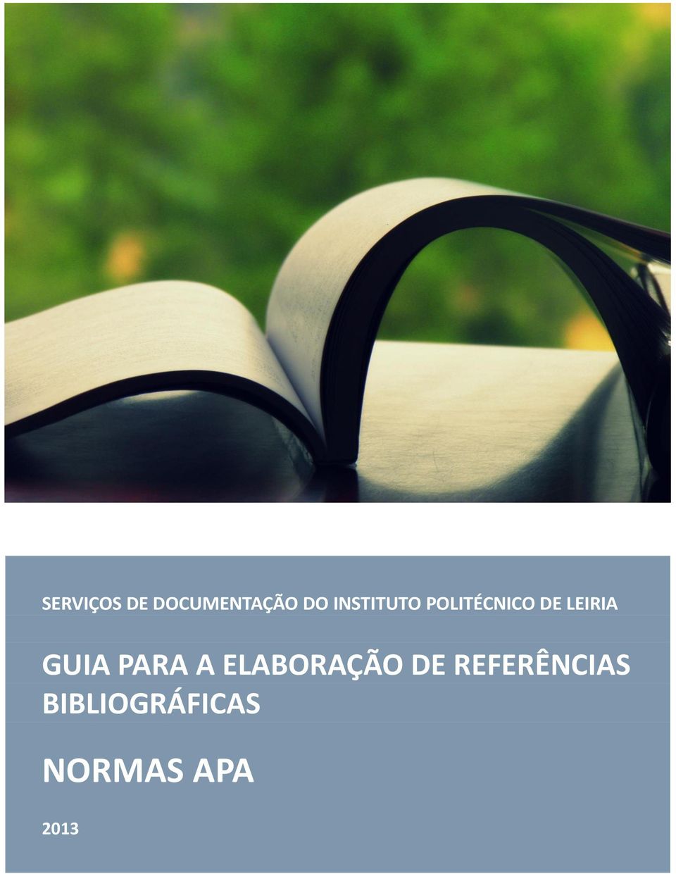 DE REFERÊNCIAS BIBLIOGRÁFICAS NORMAS APA 2013