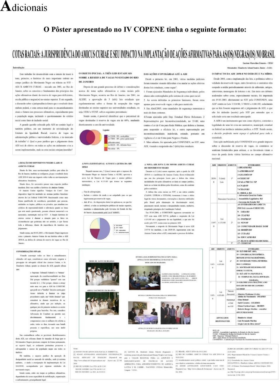 apresentado no IV