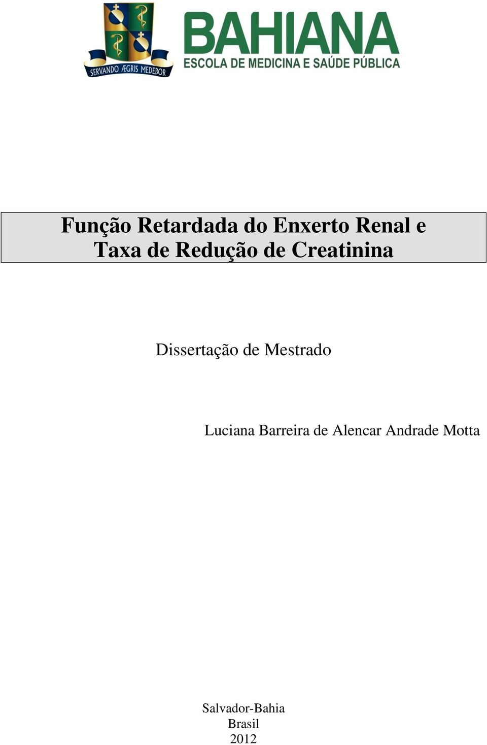 Dissertação de Mestrado Luciana